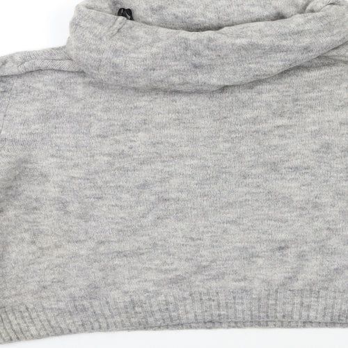 H&M Womens Grey  Knit Pullover Jumper Size XS