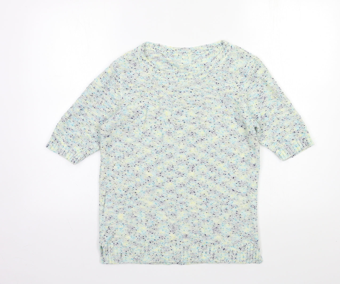 M&Co Womens Blue  Knit Pullover Jumper Size 10