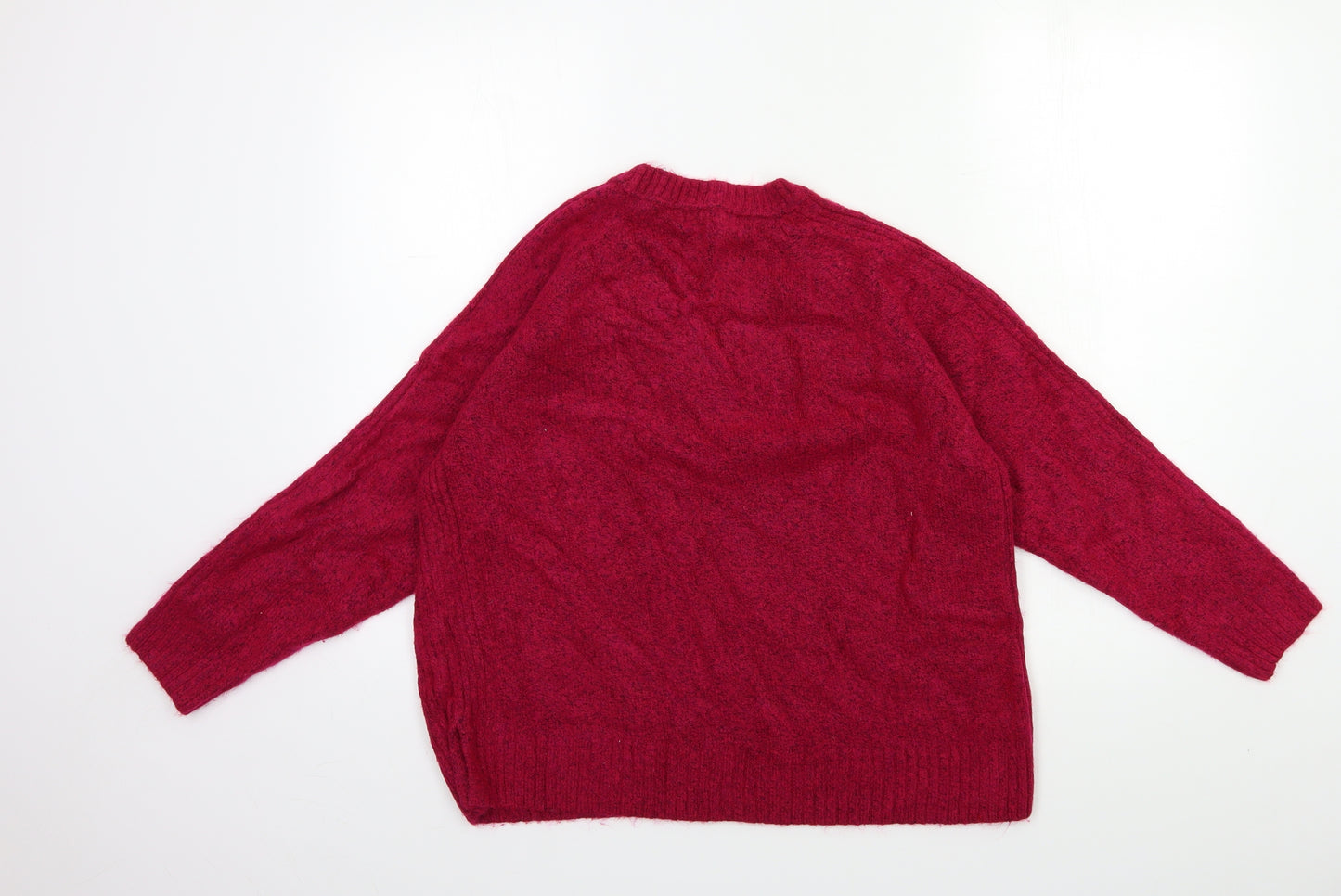 Marks and Spencer Womens Pink  Knit Pullover Jumper Size L