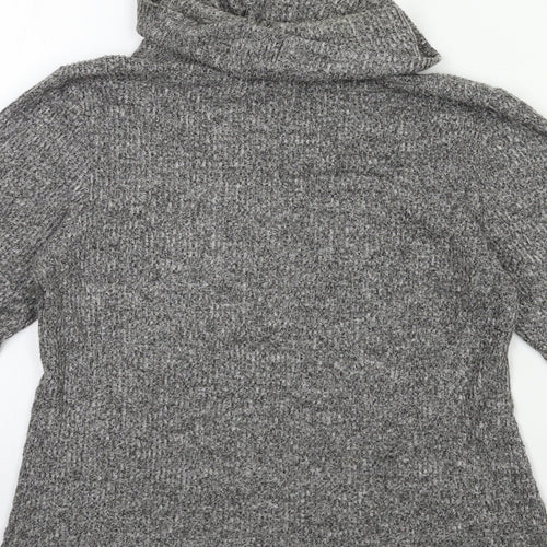 Ambiance Womens Grey  Knit Pullover Jumper Size M