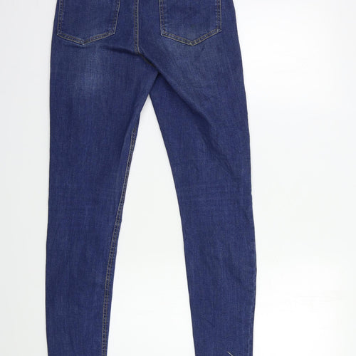 Preworn Womens Blue  Denim Skinny Jeans Size 26 in L28 in