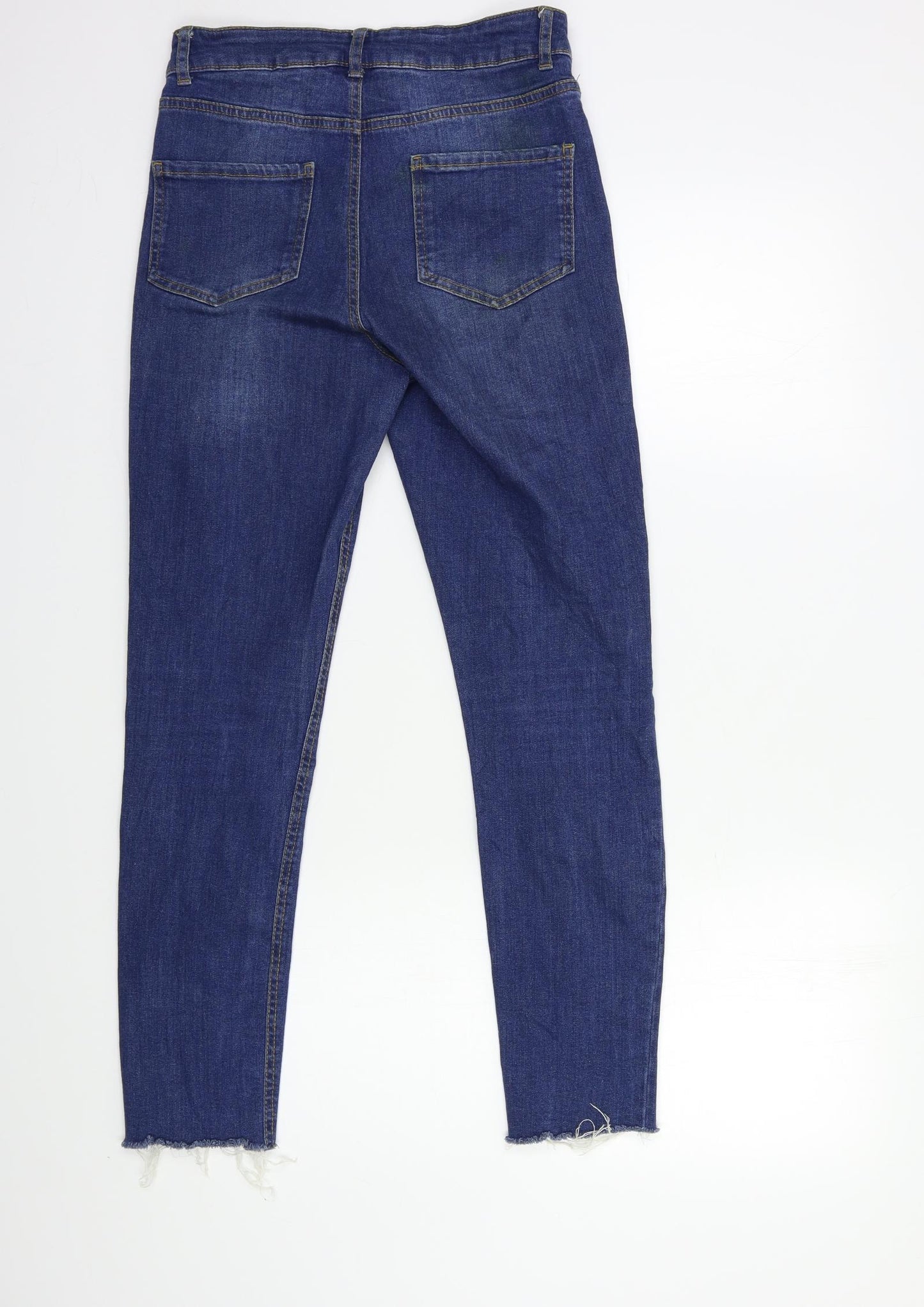 Preworn Womens Blue  Denim Skinny Jeans Size 26 in L28 in
