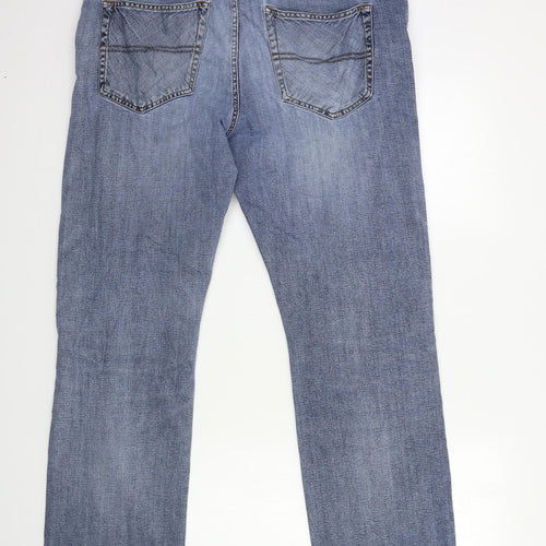 GANT Mens Blue  Denim Straight Jeans Size 40 in L32 in