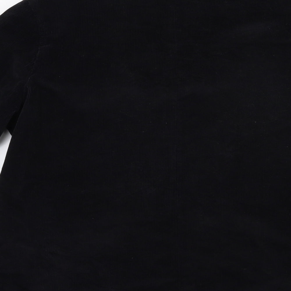 SPORTSWEAR Mens Black  Corduroy Jacket Coat Size L