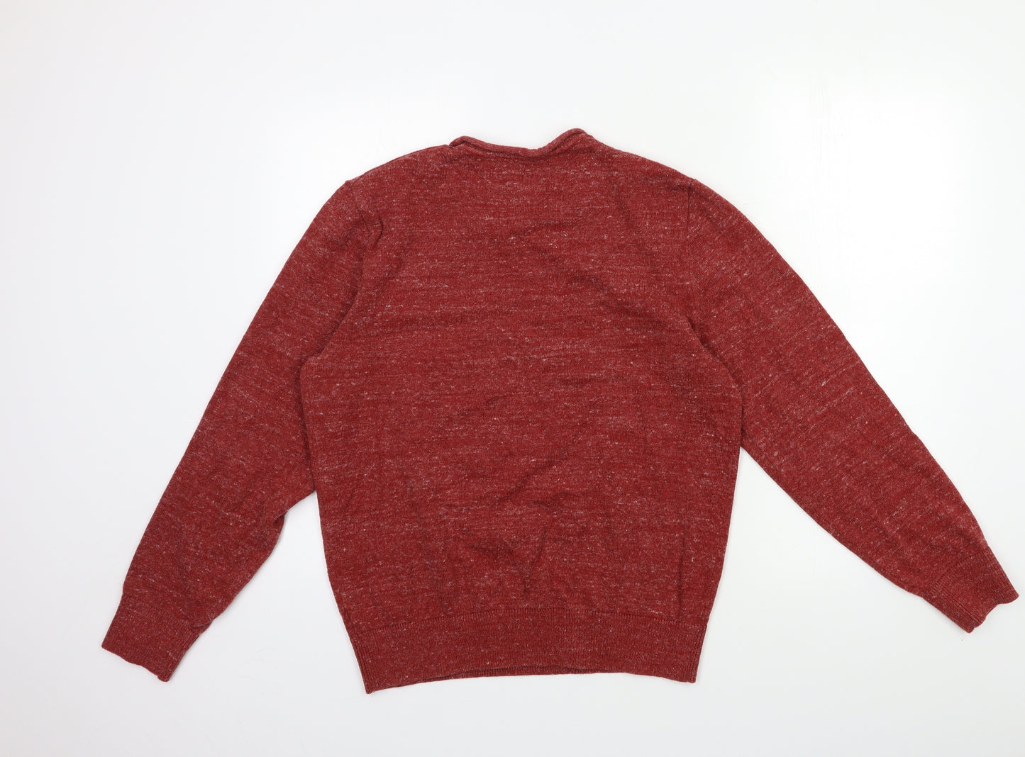 Gap Mens Orange  Knit Pullover Jumper Size M