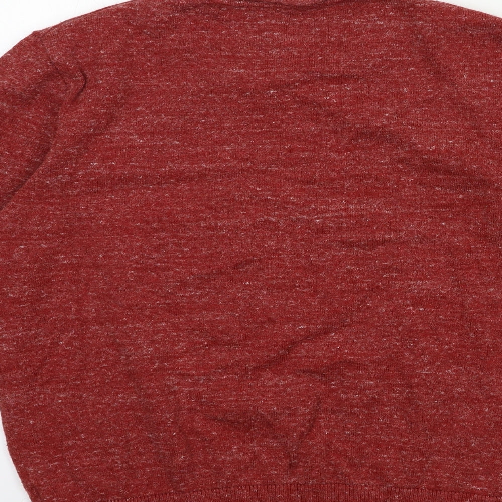 Gap Mens Orange  Knit Pullover Jumper Size M