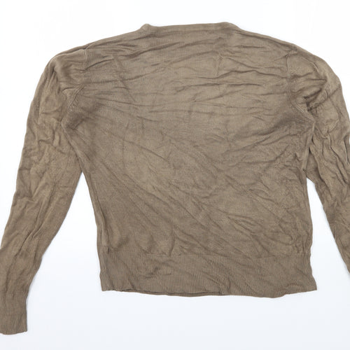 Preworn Womens Brown  Knit Pullover Jumper Size L