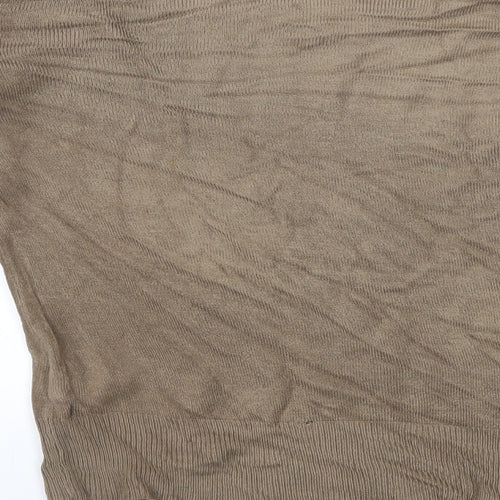 Preworn Womens Brown  Knit Pullover Jumper Size L