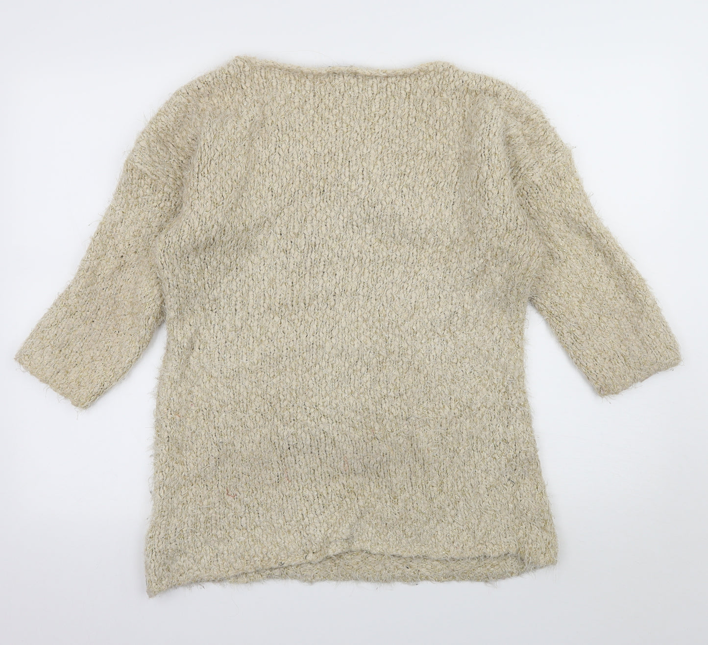 F&F Womens Ivory  Knit Pullover Jumper Size 10