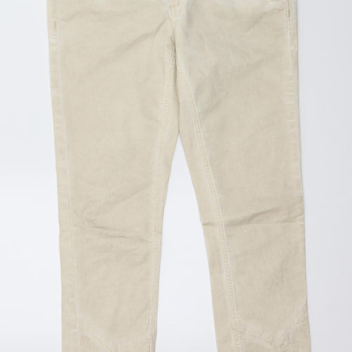 Fang Womens Beige  Denim Skinny Jeans Size 28 in L28 in