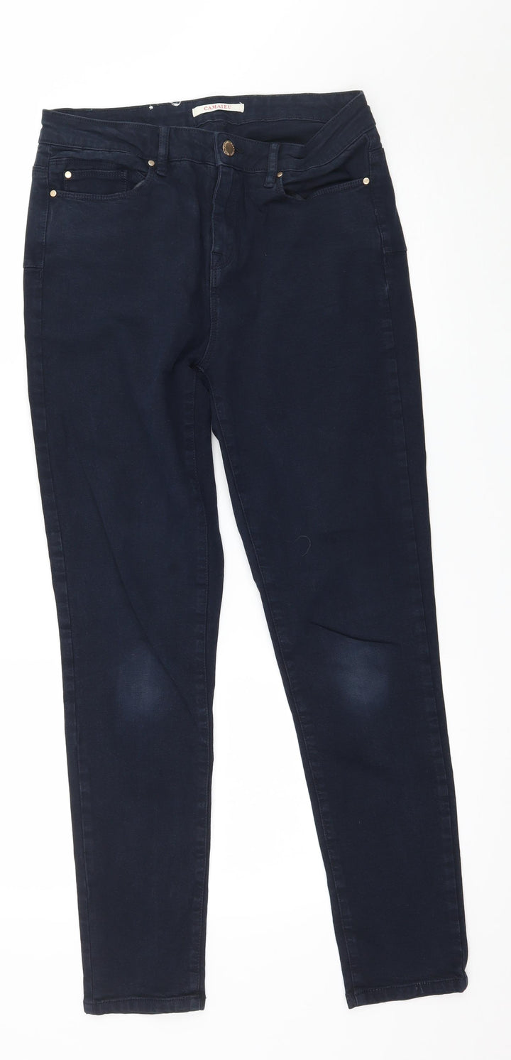 Camaïeu Womens Blue Denim Skinny Jeans Size 30 in L29 in