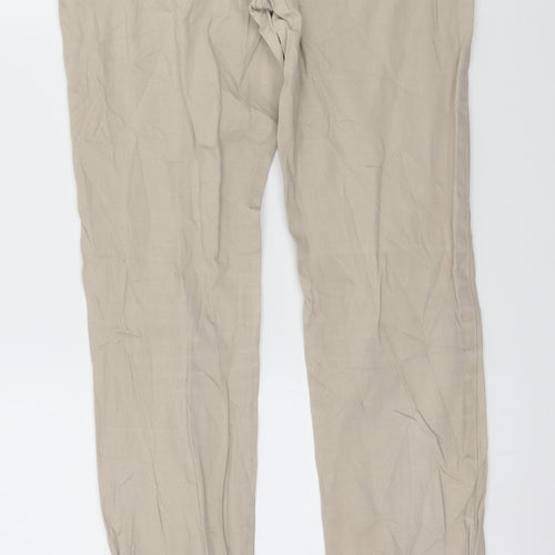 Pieces Womens Beige  Denim Skinny Jeans Size M L30 in