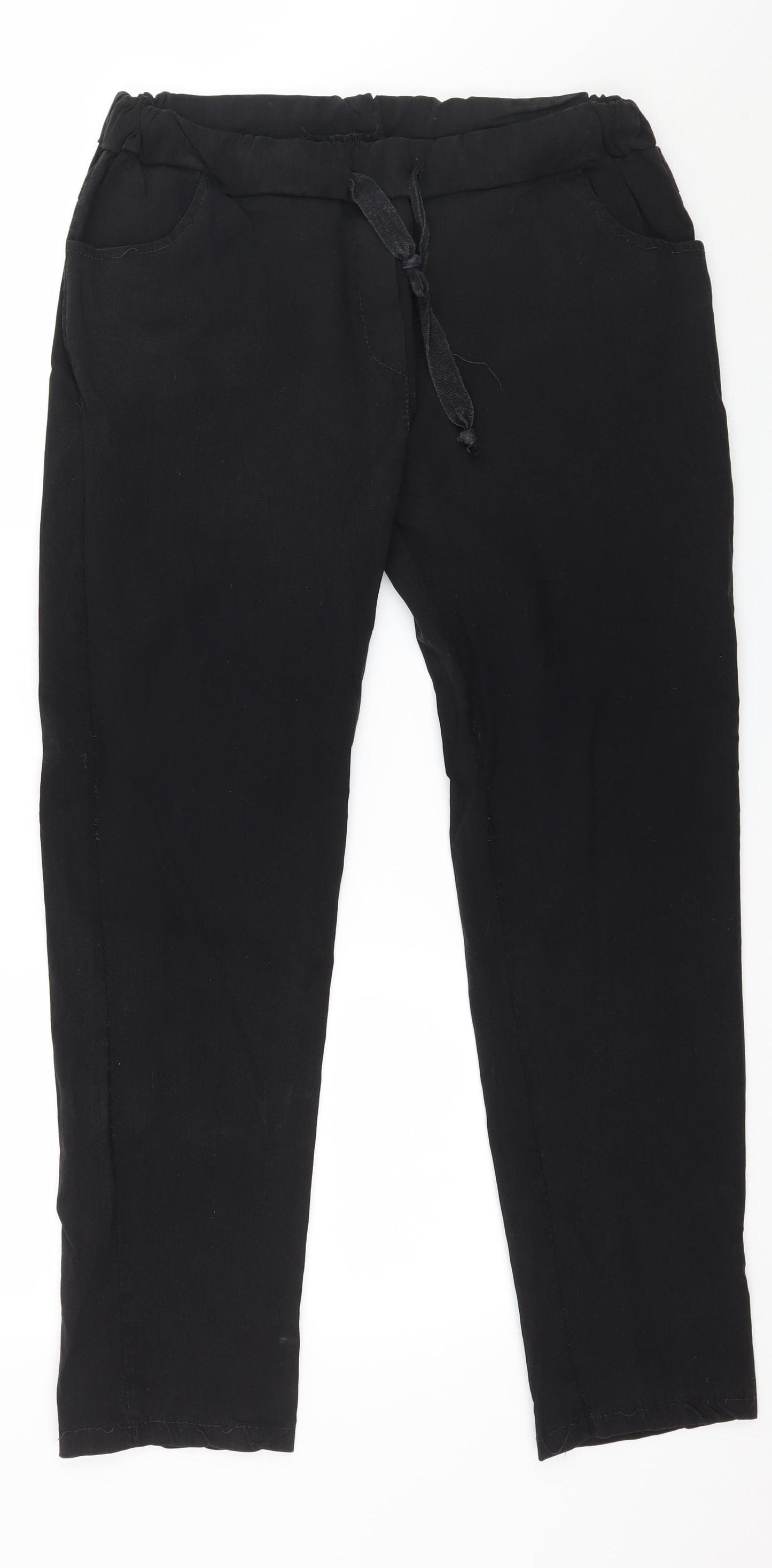 Preworb Womens Black   Trousers  Size 36 in L20 in