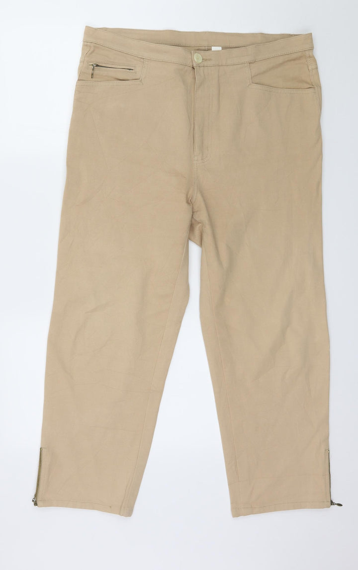 Laura Kent Womens Brown  Denim Straight Jeans Size 36 in L25 in