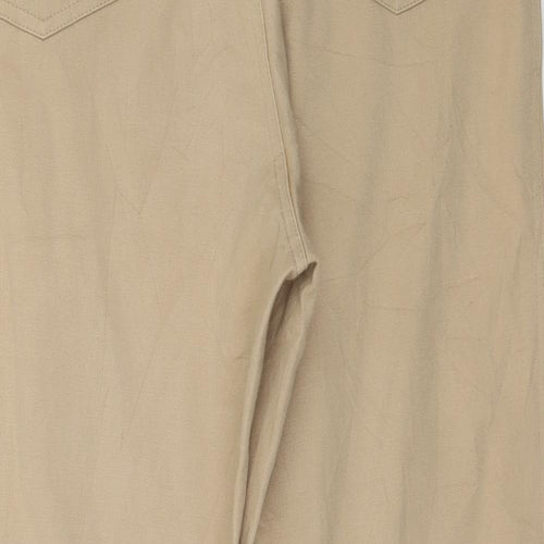 Laura Kent Womens Brown  Denim Straight Jeans Size 36 in L25 in