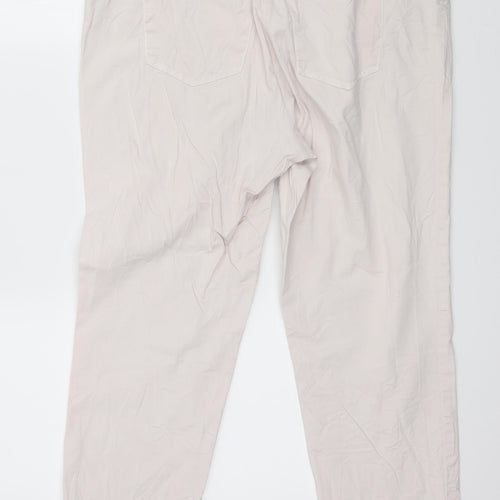 Gerry Weber Womens Ivory   Cropped Trousers Size 36 in L25 in