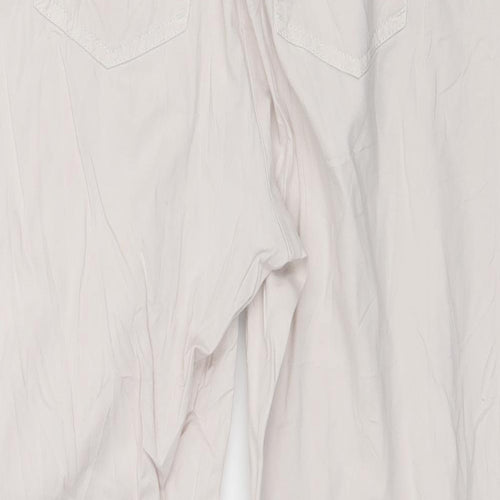 Gerry Weber Womens Ivory   Cropped Trousers Size 36 in L25 in