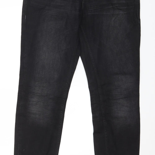 Mustang Mens Black  Denim Skinny Jeans Size 28 L30 in