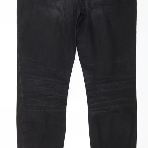 Mustang Mens Black  Denim Skinny Jeans Size 28 L30 in