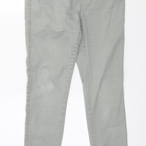 Denim & Co. Womens Grey  Denim Jegging Jeans Size 10 L28 in