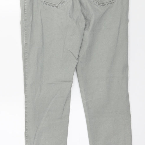 Denim & Co. Womens Grey  Denim Jegging Jeans Size 10 L28 in