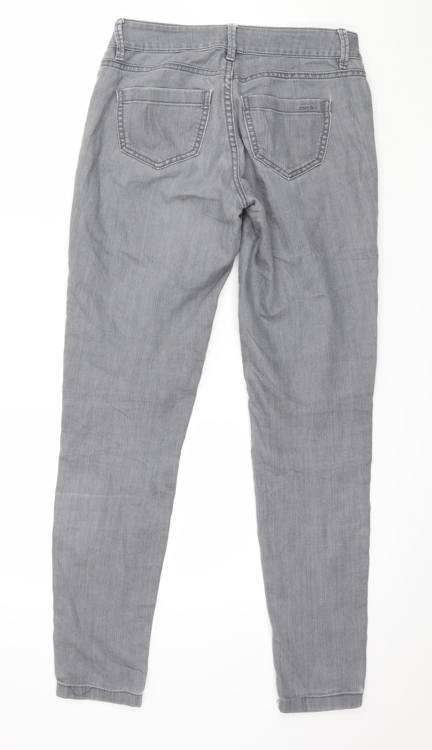 Esprit Womens Grey  Denim Skinny Jeans Size XS L30 in