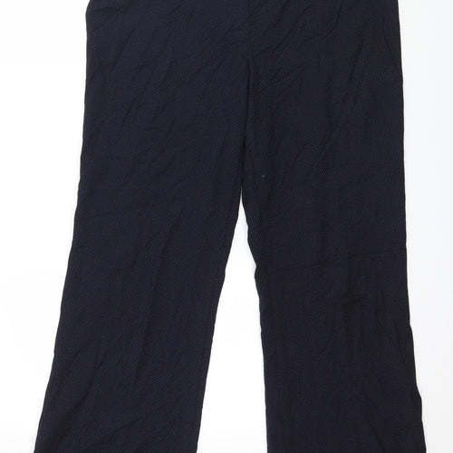 Marks and Spencer Womens Blue   Trousers  Size 14 L28 in