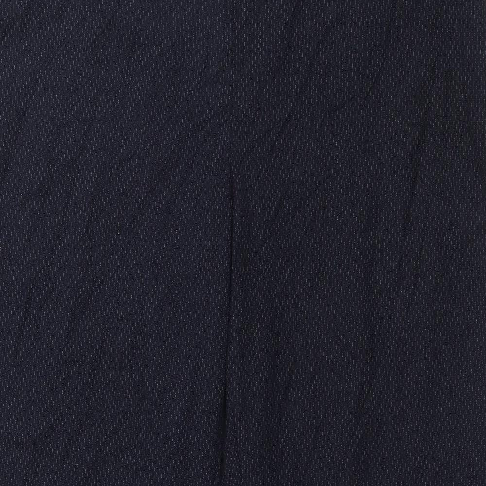 Marks and Spencer Womens Blue   Trousers  Size 14 L28 in