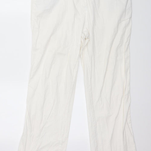 O&S Womens White   Trousers  Size 32 in L27 in