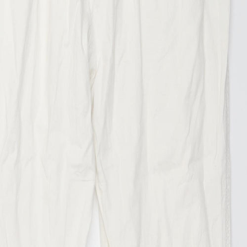 O&S Womens White   Trousers  Size 32 in L27 in