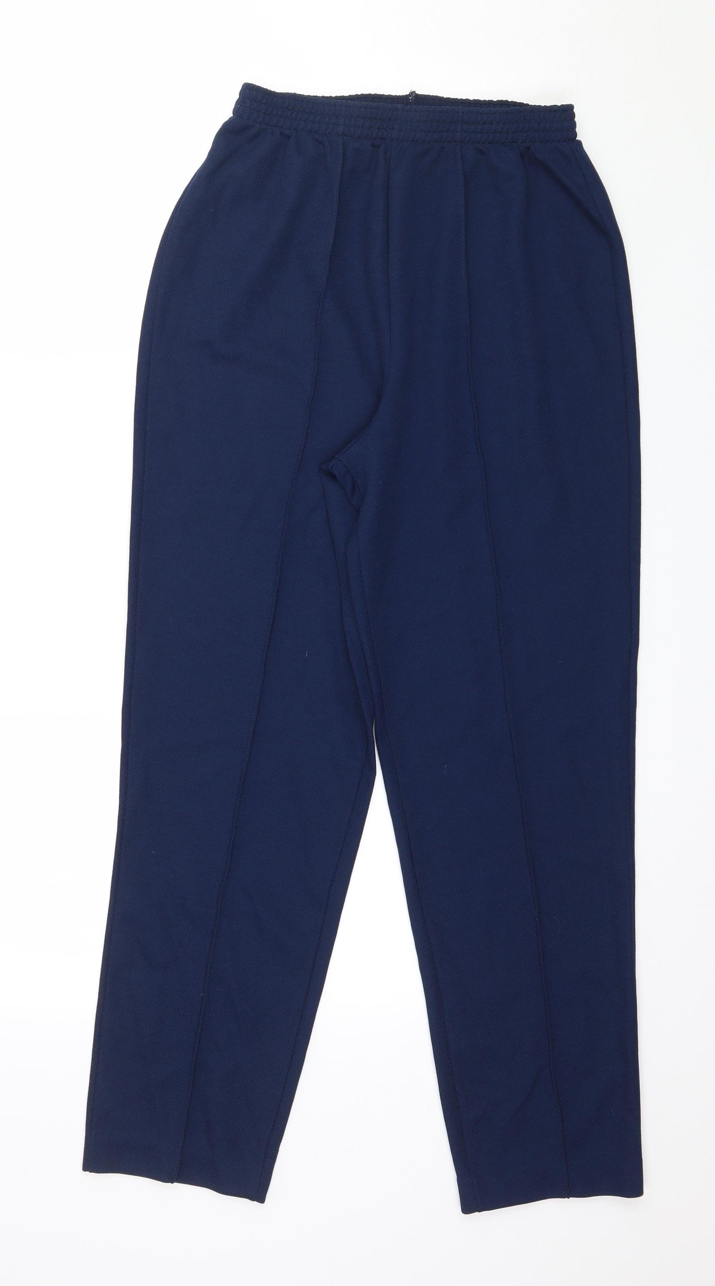 Slimma Womens Blue   Trousers  Size 12 L26 in