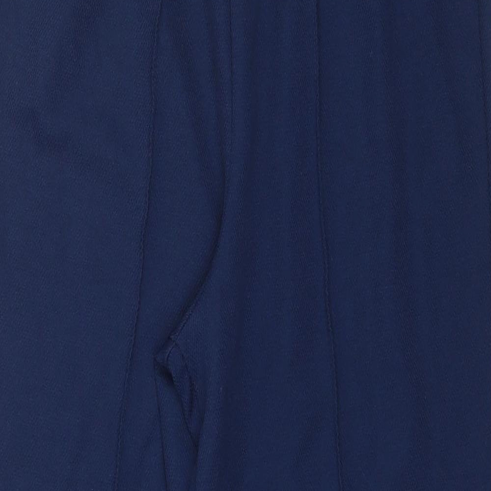 Slimma Womens Blue   Trousers  Size 12 L26 in