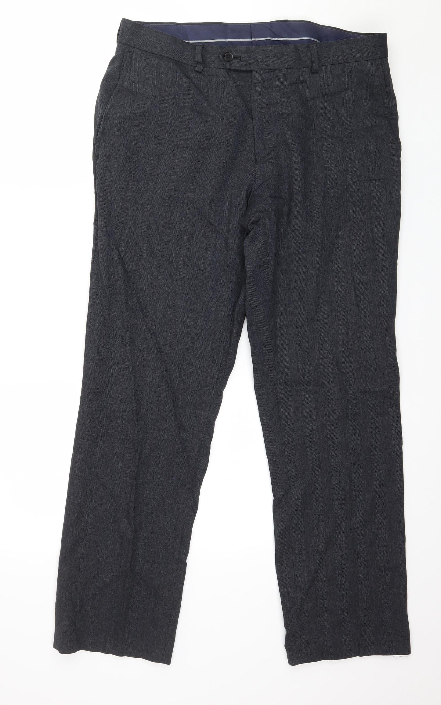 Preworn Mens Grey   Trousers  Size 34 in L29 in