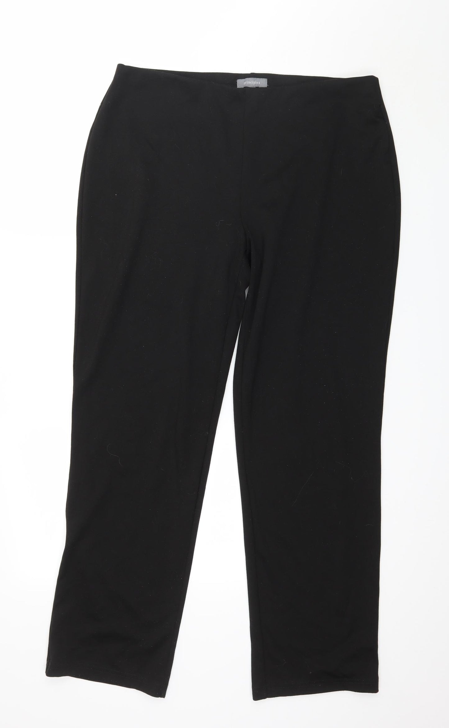 Principles Womens Black   Trousers  Size 16 L30 in