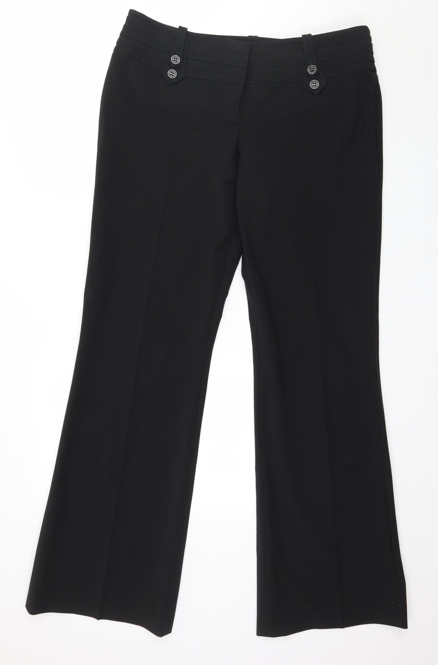 Karen Millen Womens Black   Trousers  Size 16 L33 in