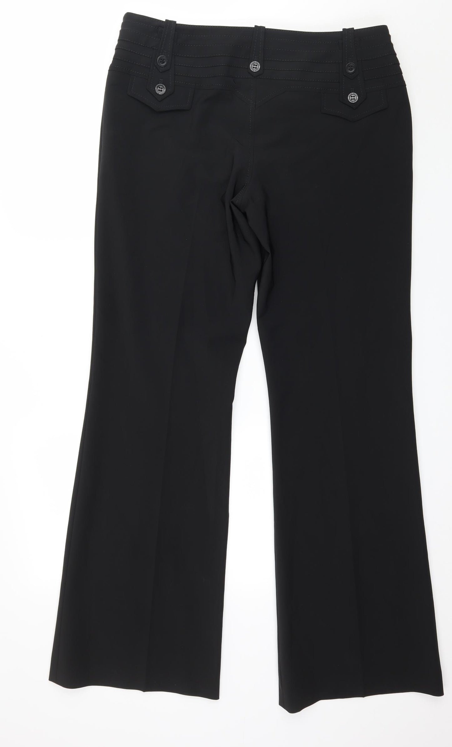 Karen Millen Womens Black   Trousers  Size 16 L33 in