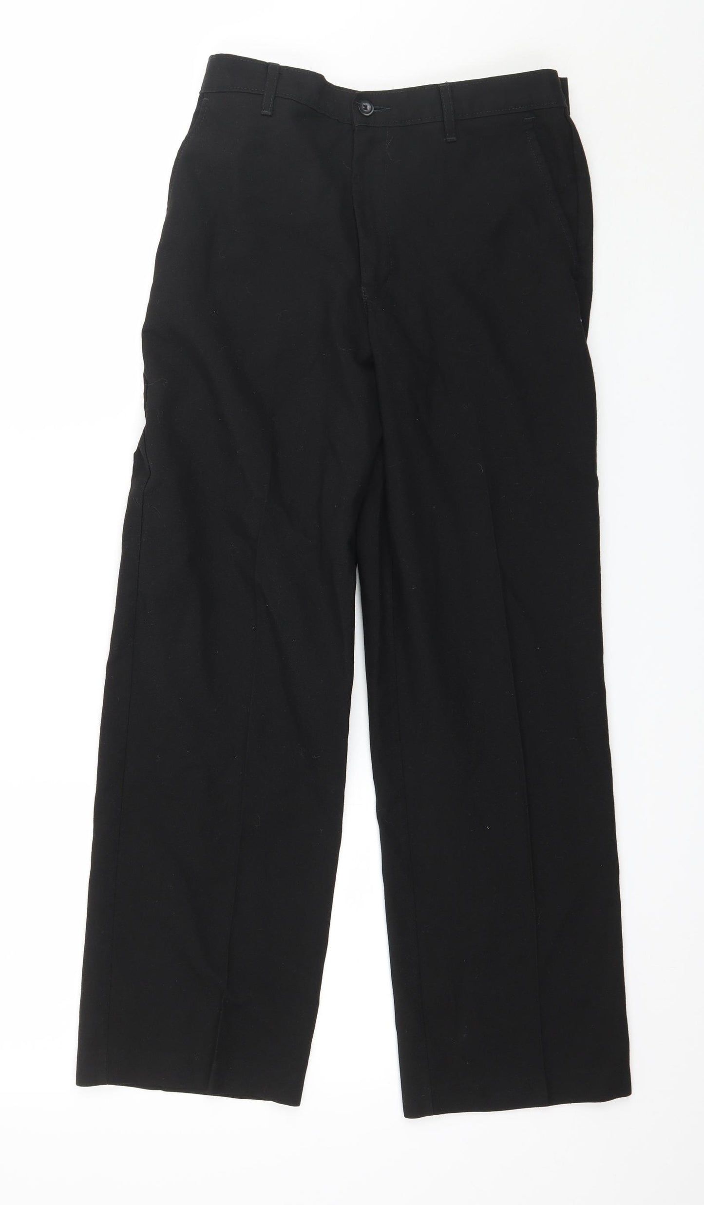 Marks and Spencer Boys Black   Dress Pants Trousers Size 12 Years