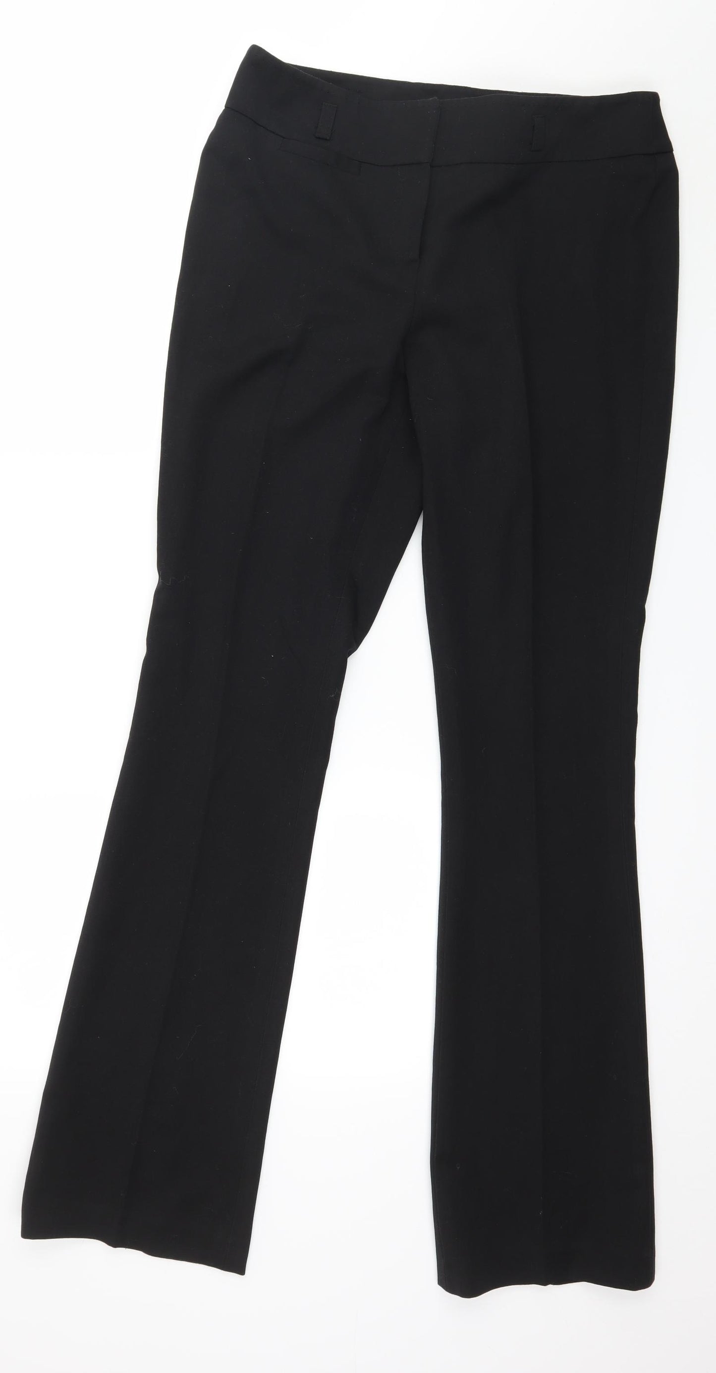 Marks and Spencer Womens Black   Trousers  Size 12 L33 in
