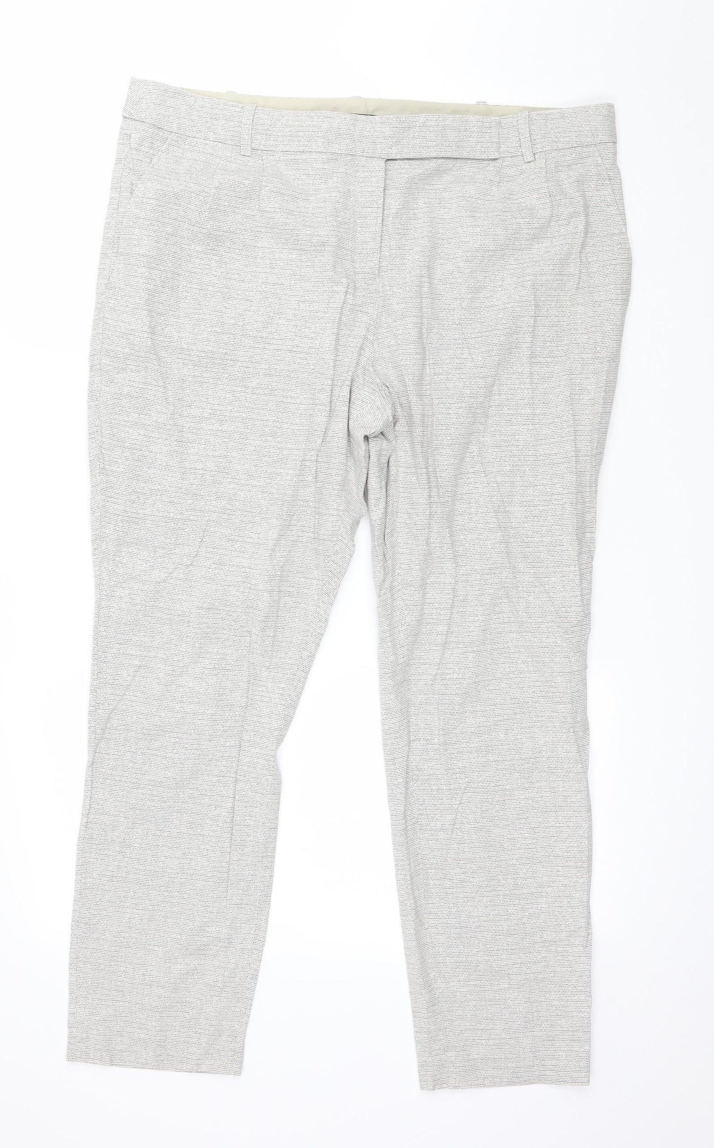 NEXT Womens Grey   Trousers  Size 16 L27 in