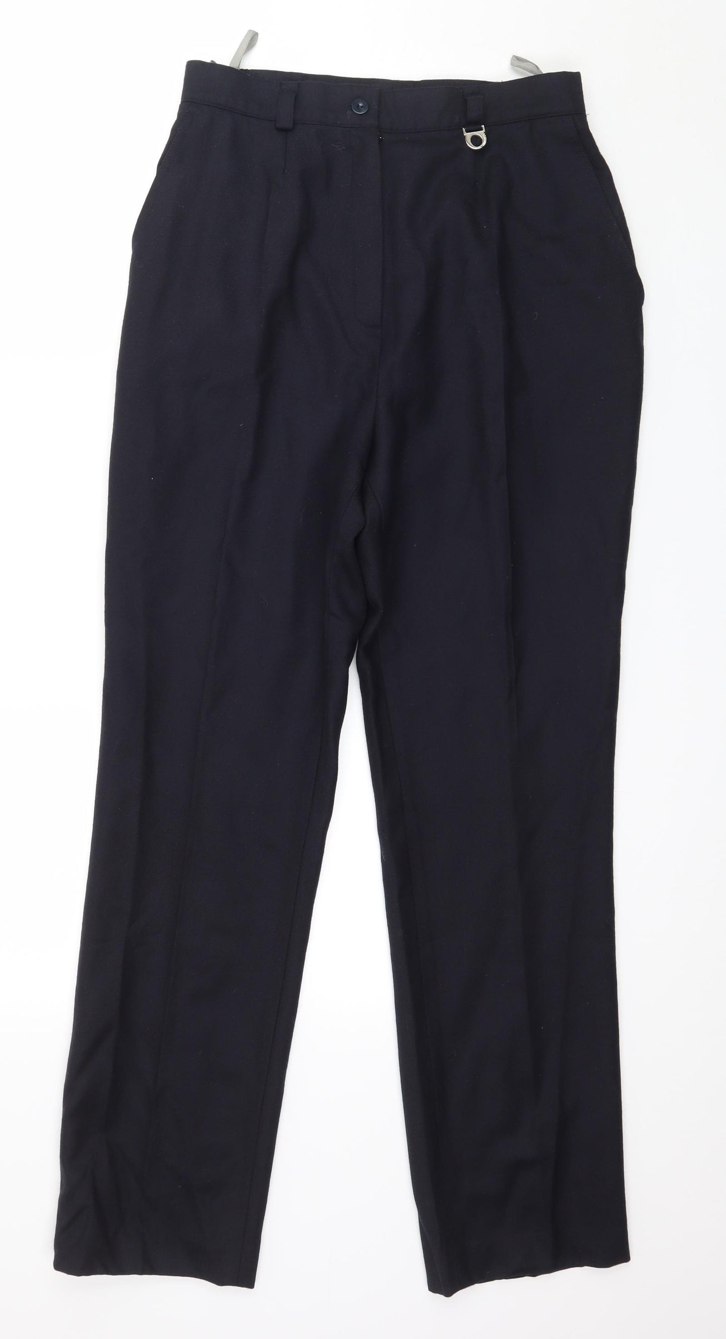 Woolmark Womens Blue   Trousers  Size 14 L30 in