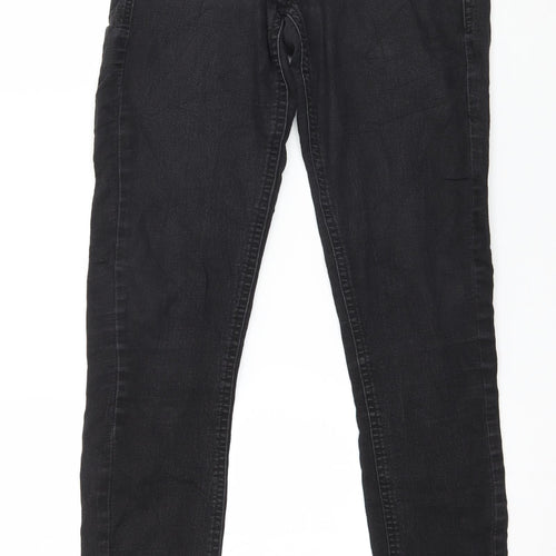 Bershka Womens Grey  Denim Skinny Jeans Size 8 L30 in