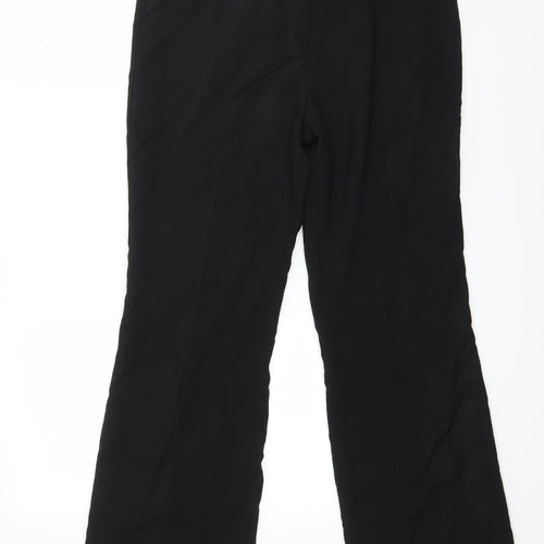 Papaya Womens Black   Trousers  Size 10 L27 in
