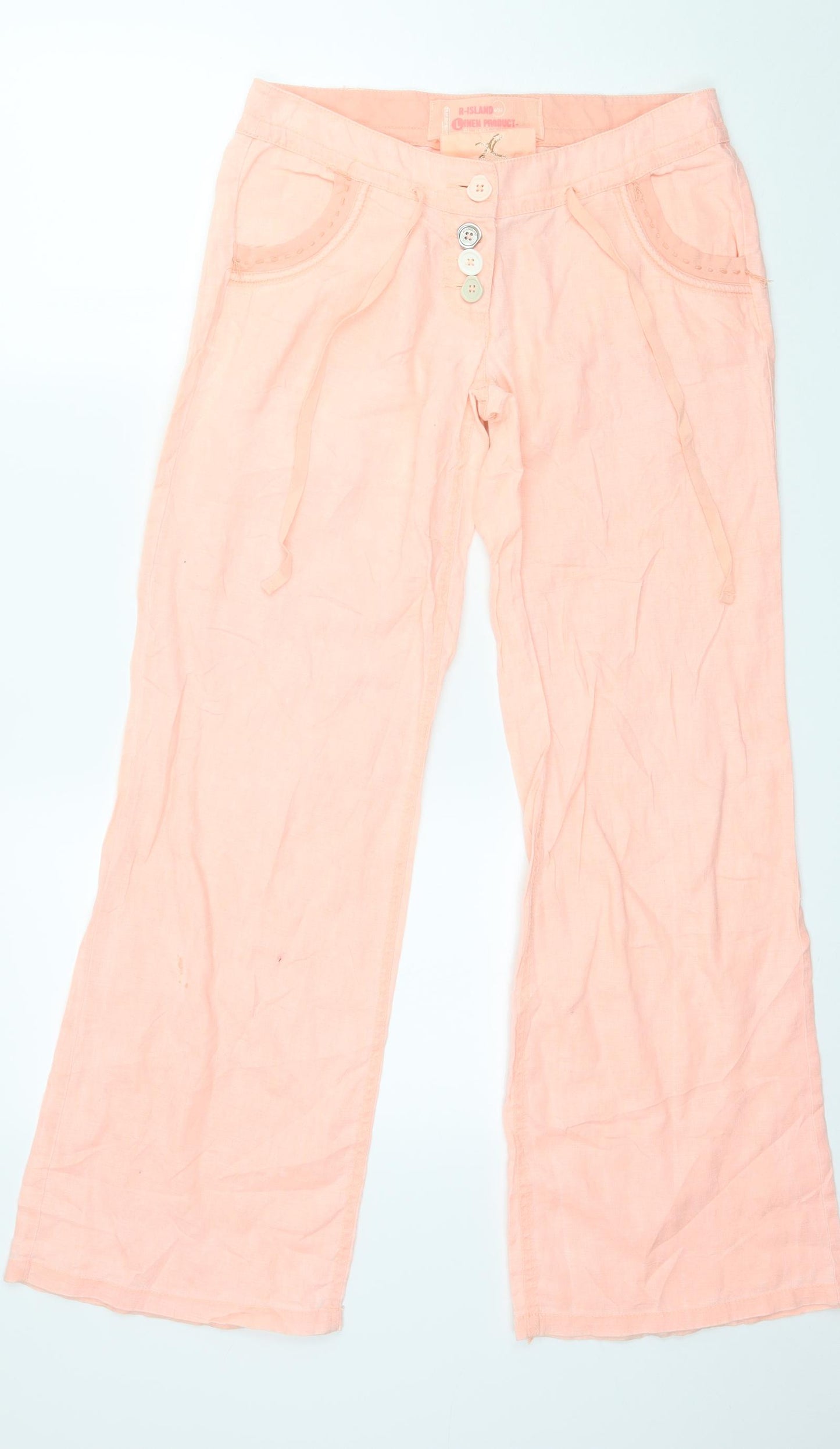 River Island Womens Pink   Trousers  Size 6 L29 in