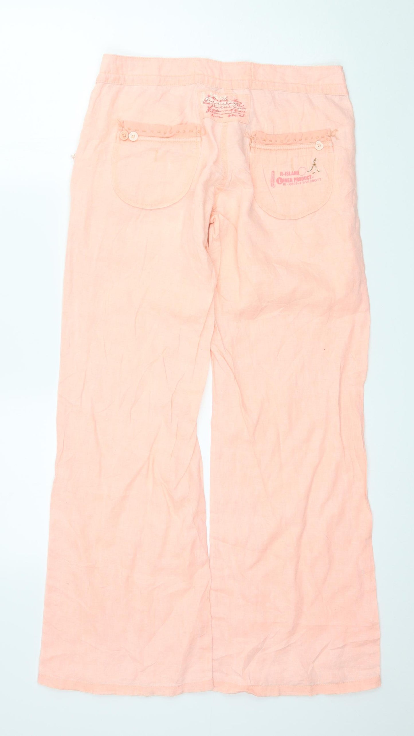 River Island Womens Pink   Trousers  Size 6 L29 in