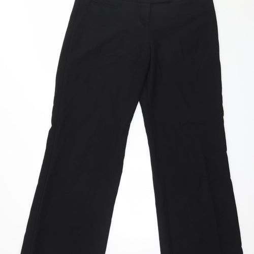 Evie Womens Black   Trousers  Size 12 L32 in