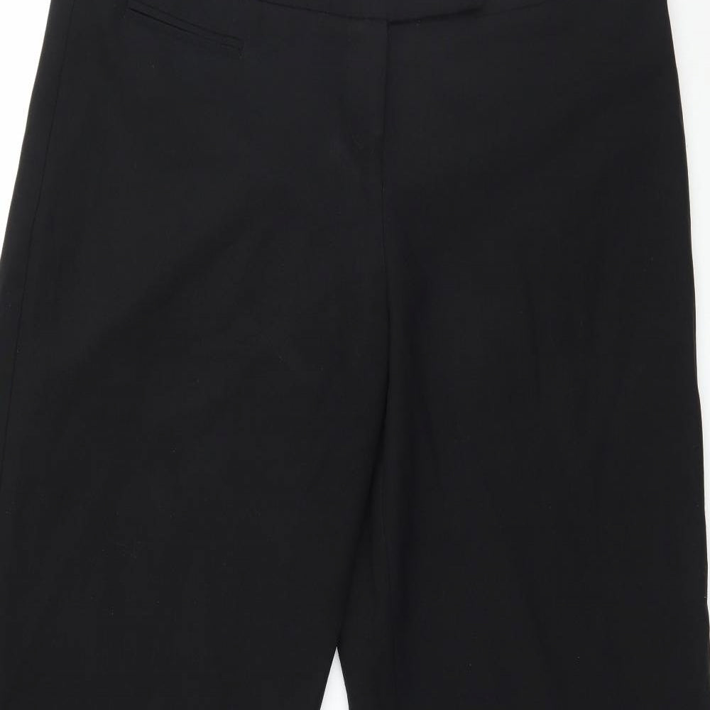 Evie Womens Black   Trousers  Size 12 L32 in