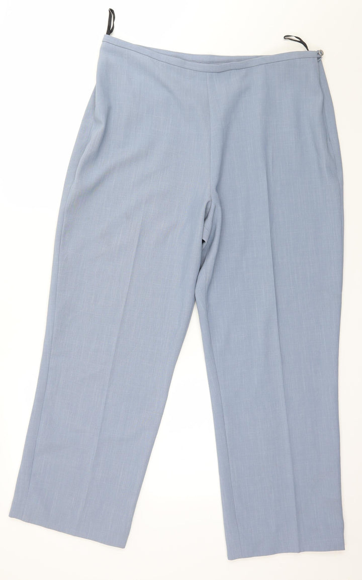 Autonomy Womens Blue Trousers Size 18 L27 in