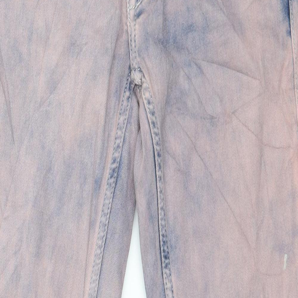 Mustang Womens Pink  Denim Skinny Jeans Size 29 in L30 in - Acid Wash