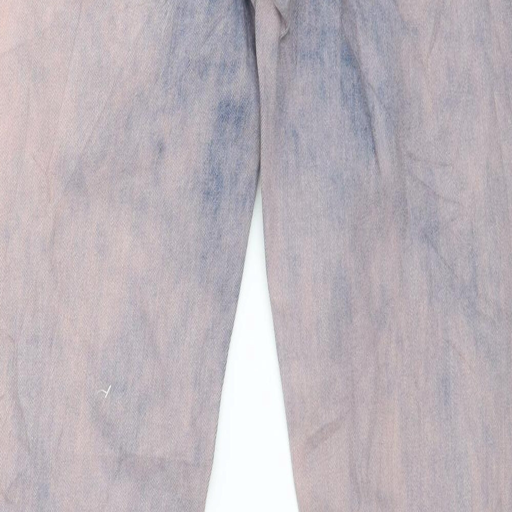 Mustang Womens Pink  Denim Skinny Jeans Size 29 in L30 in - Acid Wash