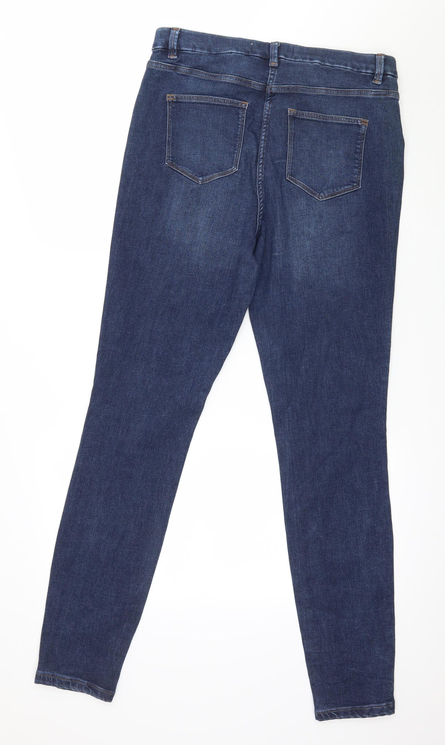 NEXT Womens Blue  Denim Skinny Jeans Size 16 L32 in